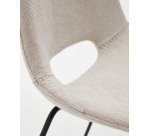 Chaise Zahara et pieds acier