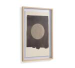 Tableau Naira cercle noir 60 x 90 cm