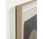 Tableau Naira cercle noir 60 x 90 cm