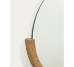 Miroir Rokia en teck massif 90 x 55 cm