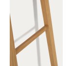 Porte-serviettes Uliana en bois de teck massif finition naturelle 50 x 160 cm