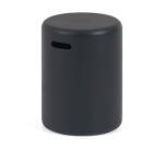 Repose-pieds de jardin Taimi ciment finition noire Ø 35cm