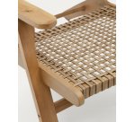 Fauteuil Grignoon - osier tressé - bois d'acacia massif