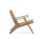 Fauteuil Grignoon - osier tressé - bois d'acacia massif