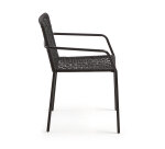 Chaise Ellen corde et acier galvanisé