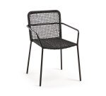 Chaise Ellen corde et acier galvanisé