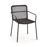 Chaise Ellen - corde - pieds acier galvanisé