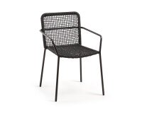 Chaise Ellen - corde - pieds acier galvanisé