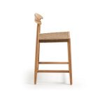 Tabouret Nina bois d'acacia massif hauteur 62 cm