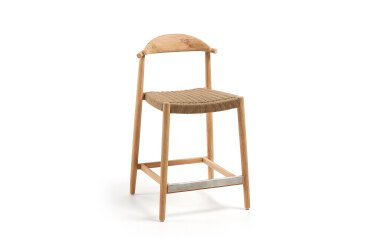 Tabouret Nina - bois d'acacia massif - hauteur 62 cm