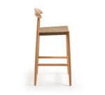Tabouret Nina bois d'acacia massif hauteur 76 cm
