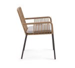 Chaise Samanta - corde - pieds acier galvanisé
