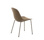 Chaise d'extérieur Quinby - plastique recyclable - pieds acier