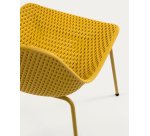 Chaise d'extérieur Quinby - plastique recyclable - pieds acier