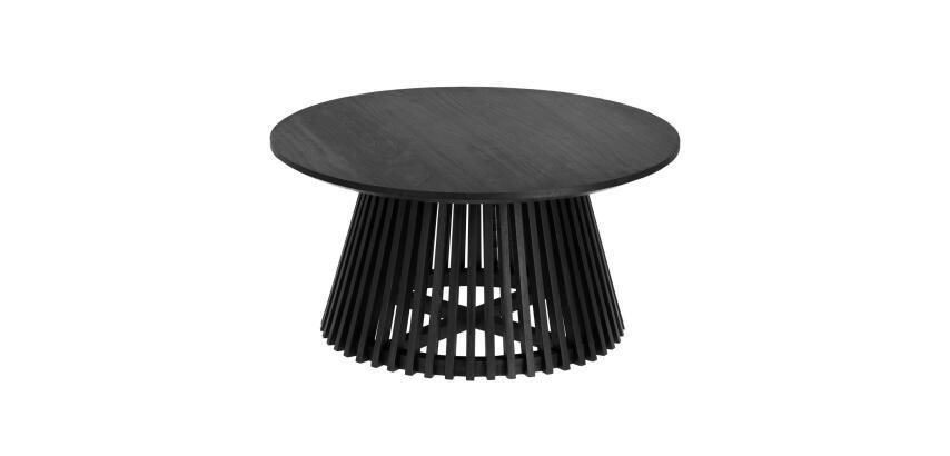 Jeanette Ø 80 cm black coffee table