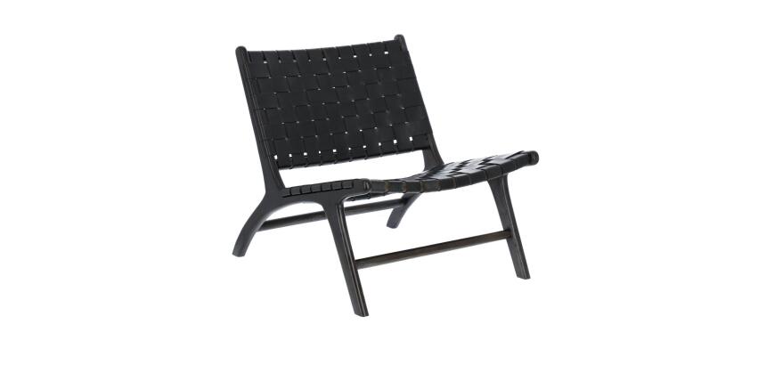 Fauteuil Calixta noir