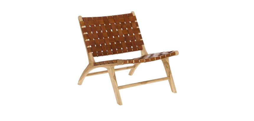 Fauteuil Calixta bruin