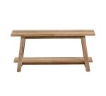 Banc Safara bois massif de tek recyclé 100 cm