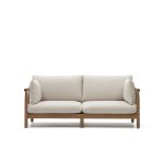 Canapé Sacova 2 places en bois d'eucalyptus massif 195 cm