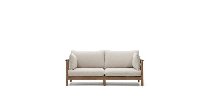 Sacova 2 seater sofa, made from solid eucalyptus wood 195 cm