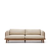 Canapé Turqueta 3 places en bois de teck 230 cm FSC 100 %