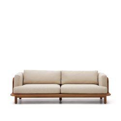 Canapé Turqueta 3 places en bois de teck 230 cm FSC 100 %