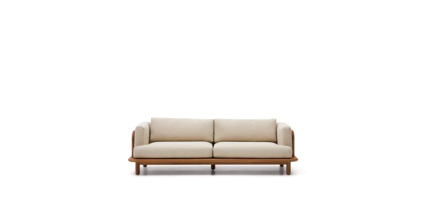 Canapé Turqueta 3 places en bois de teck 230 cm