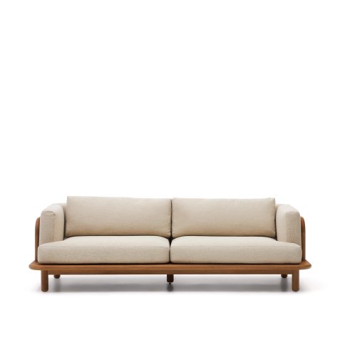 Canapé Turqueta 3 places en bois de teck 230 cm FSC 100 %