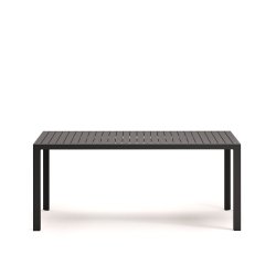 Table d'extérieur rectangle Culip - structure aluminium