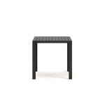 Table d'extérieur carrée Culip - structure aluminium - L 77 cm