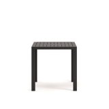 Table de jardin Culip en aluminium finition grise 77 x 77 cm