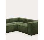 Canapé d’angle Blok 4 places vert 320 x 230 cm