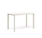 Mesa de exterior alta Culip de aluminio con acabado blanco 150 x 77 cm