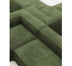 Canapé d’angle Blok 6 Plätze grün 320 x 320 cm