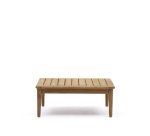 Table basse Portitxol en bois de teck massif 80 x 80 cm