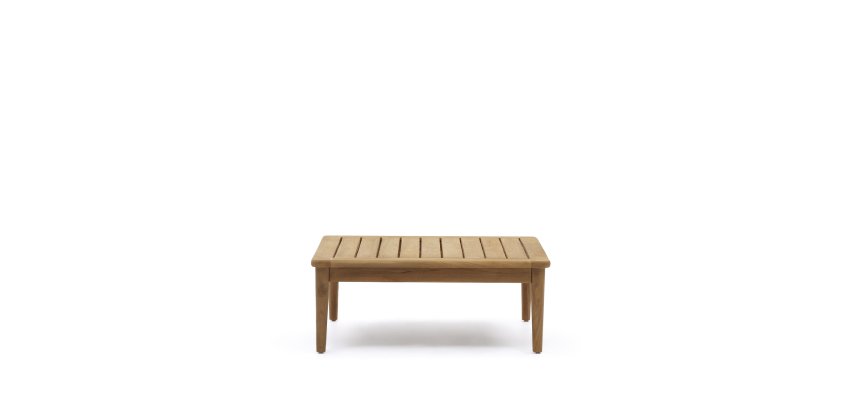 Table basse Portitxol en bois de teck massif 80 x 80 cm