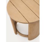 Table auxiliaire Xoriguer en bois d’eucalyptus Ø 63,5 cm