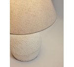 Lampe de table Noara de magnésium finition blanche