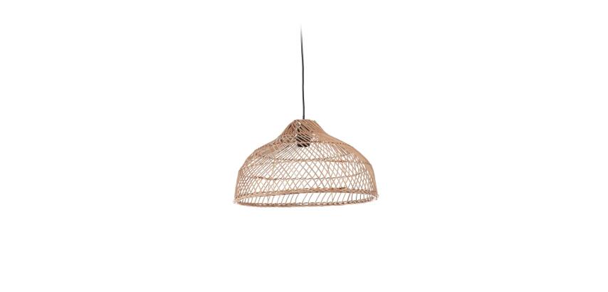 Abat-jour pour suspension Dyara 100% rotin Ø 41 cm
