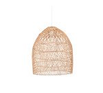 Abat-jour pour suspension Domitila rotin finition naturelle Ø 44 cm