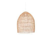 Domitila ceiling light shade in rattan with natural finish Ø 44 cm