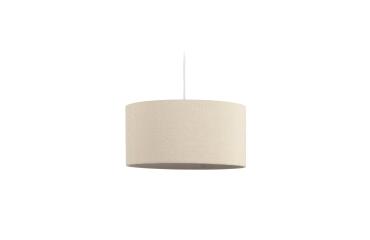 Abat-jour suspension petit Nazli en lin finition beige Ø 40 cm