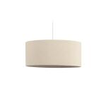 Abat-jour suspension petit Nazli en lin finition beige