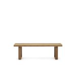 Banc 100 % d'extérieur Canadell en bois de teck massif recyclé 170 cm