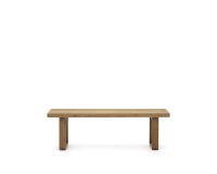 Canadell 100% outdoor solid recycled teak bench, 170 cm