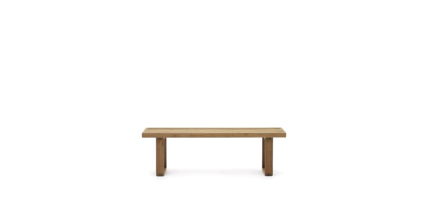 Banc 100 % d'extérieur Canadell en bois de teck massif recyclé 170 cm