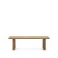 Banc  d'extérieur Canadell - bois de teck massif recyclé L 170 cm