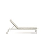 Transat d’extérieur Marcona en aluminium blanc