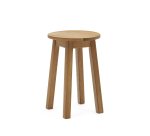 Repose-pieds de jardin Amel en bois d'acacia