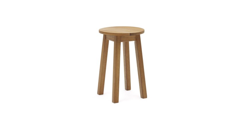 Amel outdoor footrest made from solid acacia wood